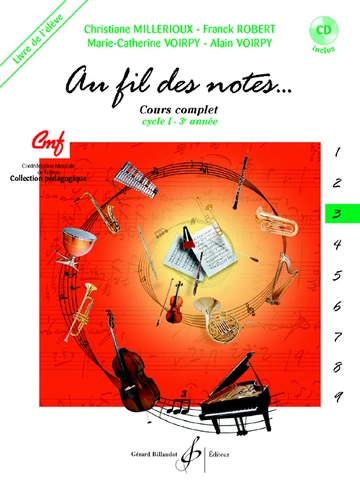Au fil des notes. Volume 3 Visuel